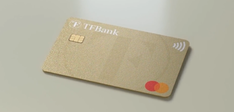 Tarjeta de Crédito Mastercard Oro de TF Bank.